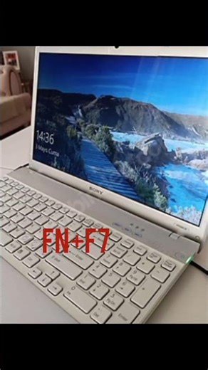 sony sv T141A11W serie laptop Black/Blank screen Display problem #short cut #keyboard key word@2026