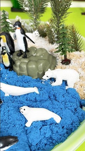 Arctic Tundra Diorama with Mini Animals! #animals
