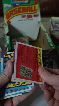 There are Four Cards ON THE BOX! | 1990 Topps Baseball Cards