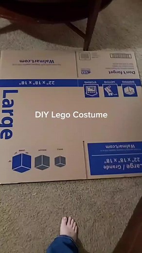 How to make a Lego Costume for the whole family #halloween #diycostumes #fyp #legos #simplecostume #halloweencostume