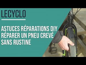 [ASTUCES 🚲 RÉPARATIONS DIY] PNEU CREVÉ SANS RUSTINE