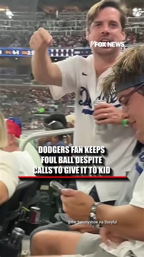 "I'm sorry, I can't. I'm not giving it to the kid." ⠀ A Los Angeles Do... | Dodgers Game