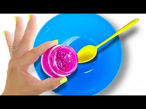 Will It Slime? Turning PINK GLITTER Mask into SLIME! Testing NO GLUE SLIME Challenge! Experiment
