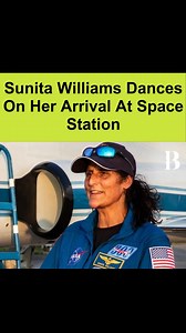 Indian-origin astronaut Sunita Williams dances in joy after reaching the ISS, making history as the first female pilot on a crewed spacecraft's maiden voyage. Her jubilant reaction has gone viral, capturing the hearts of millions on social media. #india #spacestation #InternationalSpaceStation #iss #sunitawilliams #nasa #spacecraft #news #viral #trending | Briefly