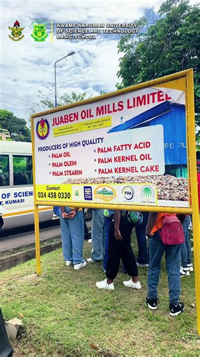 The pupils of knust school embarked on an exciting and educational excursion to Juaben. Our first stop was the Juaben Oil Mill Limited, where the students learned about traditional work and the process of oil production in Ghana. It was a wonderful opportunity for them to see how local industries operate and contribute to the country’s development. The excursion also took us to the King’s Palace, where the students were educated on the rich culture, traditions, and roles of the people within the