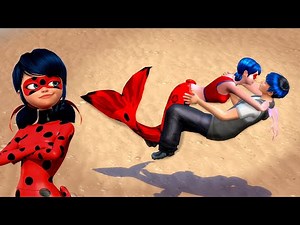 Miraculous Ladybug 🐞 Luka Kiss Marinette🐞 Mermaid Miraculous