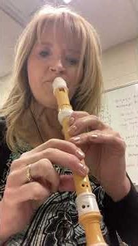 Recorder basic notes B A G and how to play