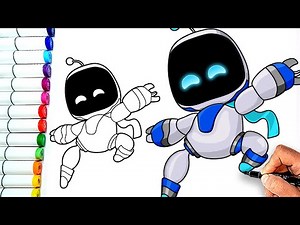 How To Draw Astro Bot | PS5