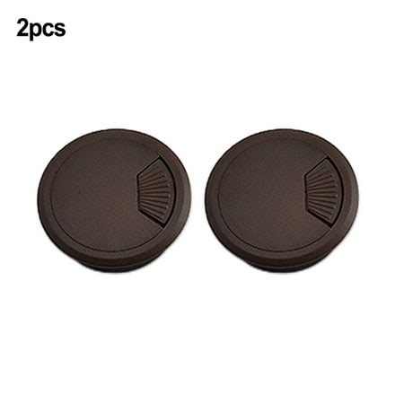 2pcs Desk Plastic Grommet Table Cable Computer Desk Cover Wire Hole Cover - Walmart.ca