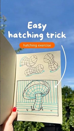 Hatching Made Easy: Simple Sketching Exercise for Beginners #sketching #drawing #beginnerarttips