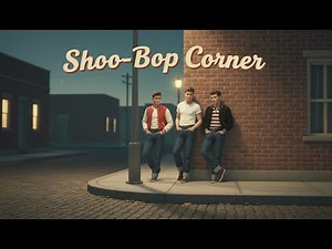 Shoo-Bop Corner | 1950s Doo-wop Love Song (Vintage Cartoon Music Video)