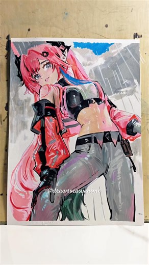 The skill that gives art life#anime #emotion #drawing #art #speedsong #speedup #drawsoeasyanime