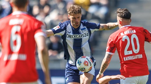 Hertha BSC verliert gegen 1. FC Kaiserslautern in der 2. Bundesliga