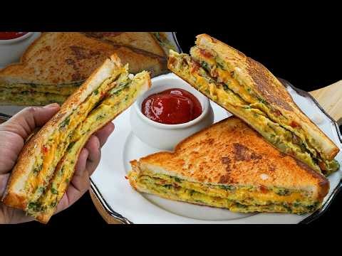 Egg Bread Cheese Sandwich | Perfect Lunch Box Recipe | N'Oven Foods