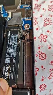 How to replace an SSD drive in a laptop