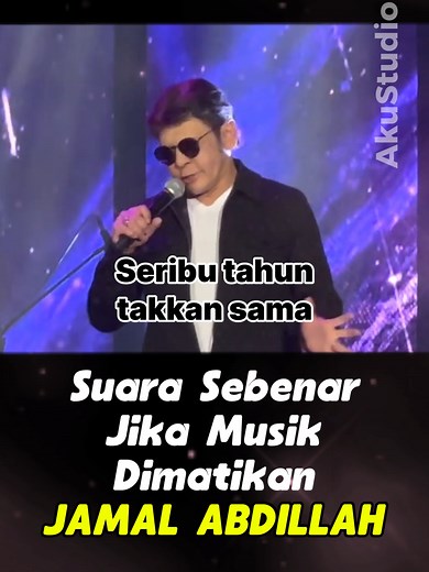 BEGINI SUARA JAMAL ABDILLAH SEBENAR TANPA MUSIK #akustudio #jamalabdillah