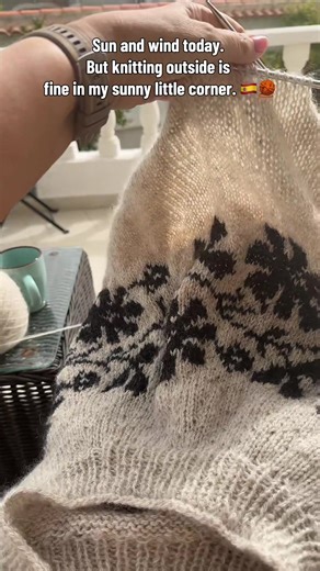 Finishing My Blooming Vine Sweater Pattern