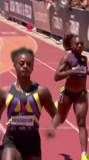 SHA’CARRI RICHARDSON IS BACK 💨 10.99 in the women's 100m at the USATF Los Angeles Grand Prix