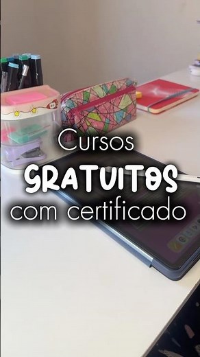 App de cursos grátis com certificado 📚🥳 #cursos #curso #cursa #app #apps