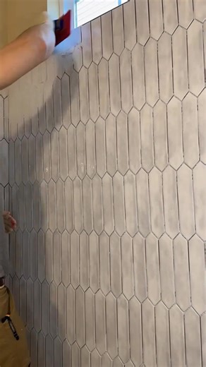 Tiling 101: How to use a grout float. 📷 @Tylor Link #qep #qeptools #tiletips #tiler #tilework #grout #grouting #groutparty #tileinstallation #diyproject #remodel #renovation