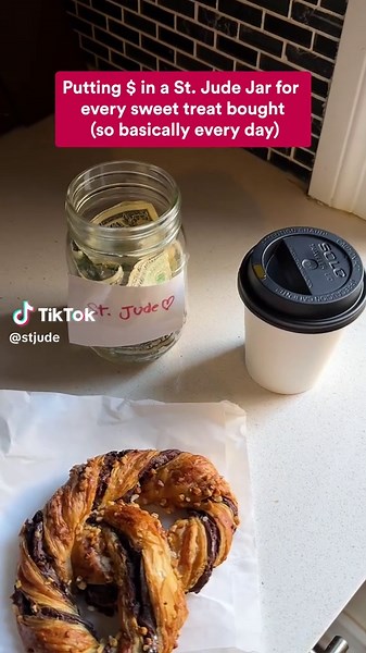 Making a difference one sweet treat at a time 🥐✨ #stjude #sweettreat #donatenow