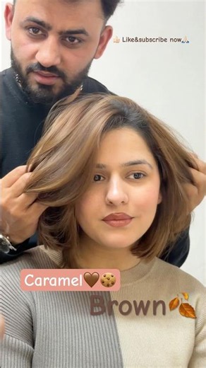 Best Caramel Highlights & Short Bob Haircut 2026 | New Look Transformation ✨ #balrajhairartistt