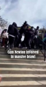 WATCH: A video surfaced Sunday that appeared to show Cam Newton involved in a massive brawl at a 7-on-7 youth football tournament in Atlanta. More: https://bityl.co/OP75 | WBTV News