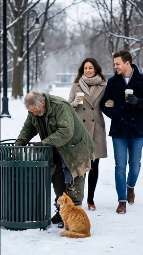What This Family Did for a Stranger in Winter #kindness #shorts