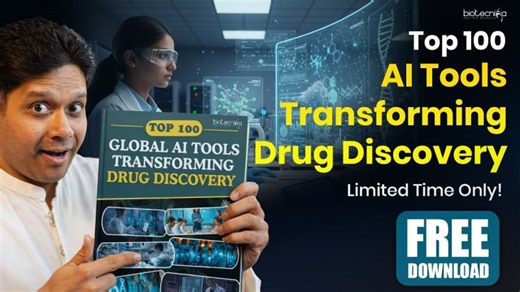 FREE Top 100 AI Tools Transforming Drug Discovery Ebook Download - Limited Time Only! | BioTecNika