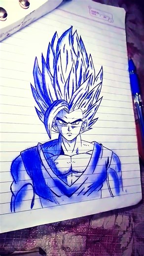 beast gohan drawing ✨ from drogon Ball super #gohan #dbs #viral