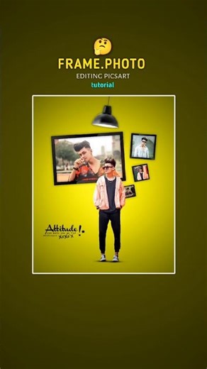 Picsart Photo Editing🔥frame Photo Editing Tutorial #picsart #photo #editing #youtubeshorts