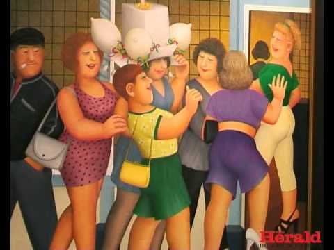 Video tour of late Plymouth artist Beryl Cook's exhibition