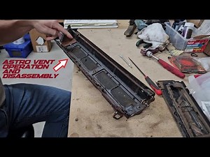 C3 Corvette - Astro Vent Operation, Disassembly, and Cleaning - Part 1