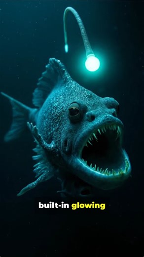 5 Deep-Sea Creatures That Don’t Look Rea #natureshorts #facts