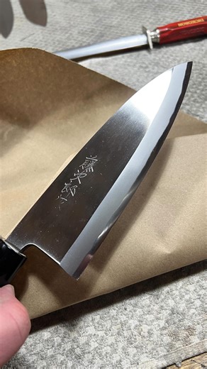 The Edged Professional on Instagram: "Deba Restorarion from start to finish. . . #chicagofood #knives #knifelife #knivesofig #chefknife"