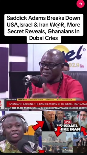 Saddick Adams Analyzes USA, Israel & Iran Conflict