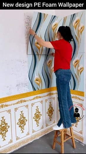 New Design PE Foam Wallpaper #flipkartsale #walldesign #wallpaper