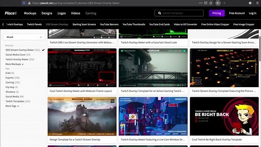 35 Asombrosos Overlays Para Streams Usando un Generador Online Para OBS | Envato Tuts
