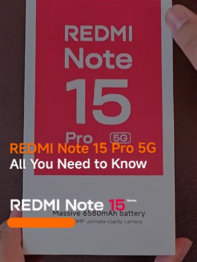 Redmi Note 15 Pro 5G First Impressions: Speed, Camera & Display