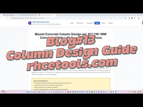 Blog#13 | Biaxial Concrete Column Design per ACI 318-19M: Complete Guide with Detailed Calculations