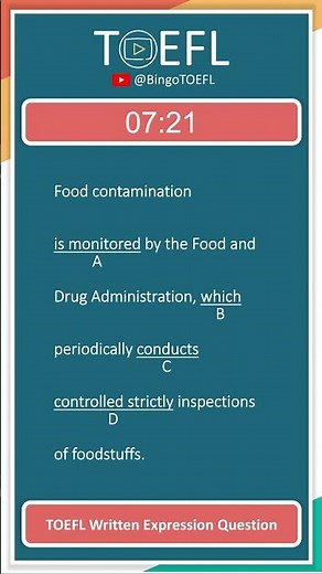 TOEFL Grammar Practice #475 | Written Expression Questions (Word Order)