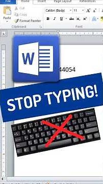 🪄 MS Word Magic: Convert Number to Words Instantly 🤯