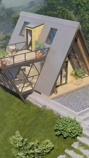 3.6K views · 22 reactions | Α-frame design house | Civil Engineering&Architecture | Facebook