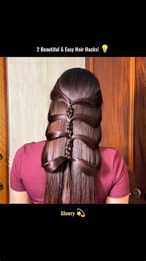 2 Creative Hair Hacks Every Girl Needs! 👱‍♀️✨ #Glowry