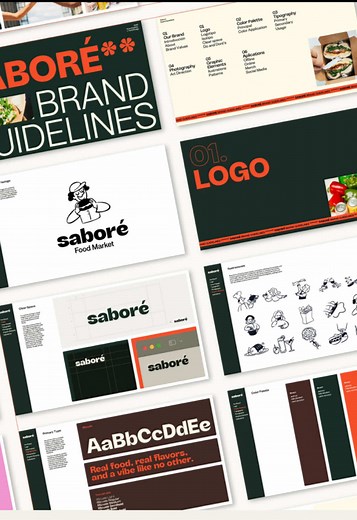 Plantilla de Brandbook Editable en Adobe Illustrator