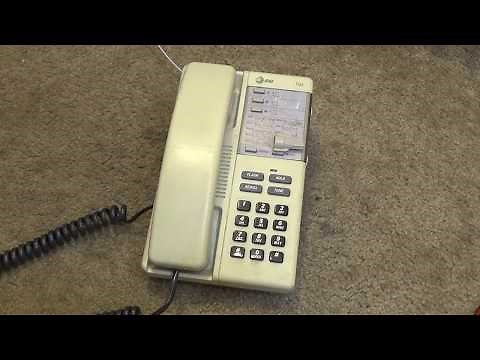 AT&T 705 Corded Desk Phone Ringing
