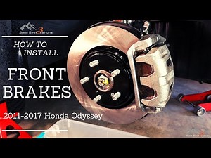 2011-2017 Honda Odyssey Front Brakes & Rotors Replacement (4th Gen)