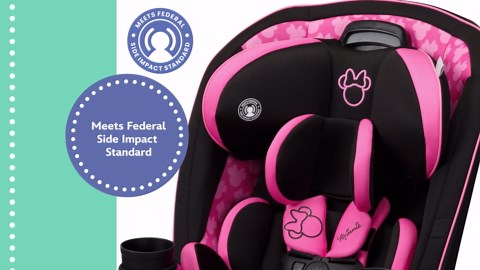 Disney Baby Grow and Go All-in-One Convertible Car Seat, Midnight Minnie