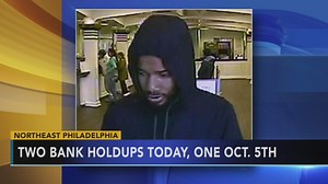 Police: Bank robber hits two banks on Monday, one earlier this month