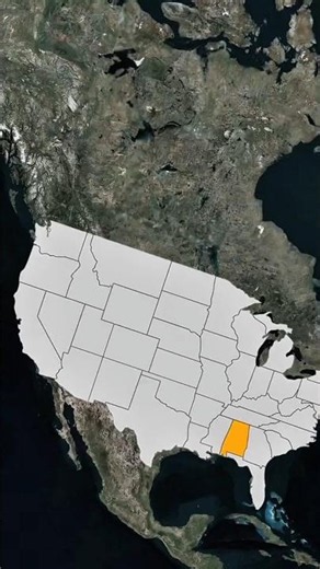 All 50 States of the USA 🇺🇸 | Part 1 #usa #map #geography #info #facts #viral vira
